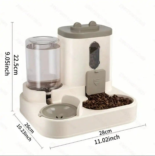 2 In 1 Automatic Cat Feeder Water Dispenser
