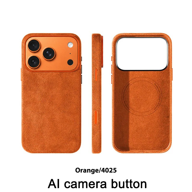 Alcantara Magnetic Case for iPhone 18 17 Pro Max