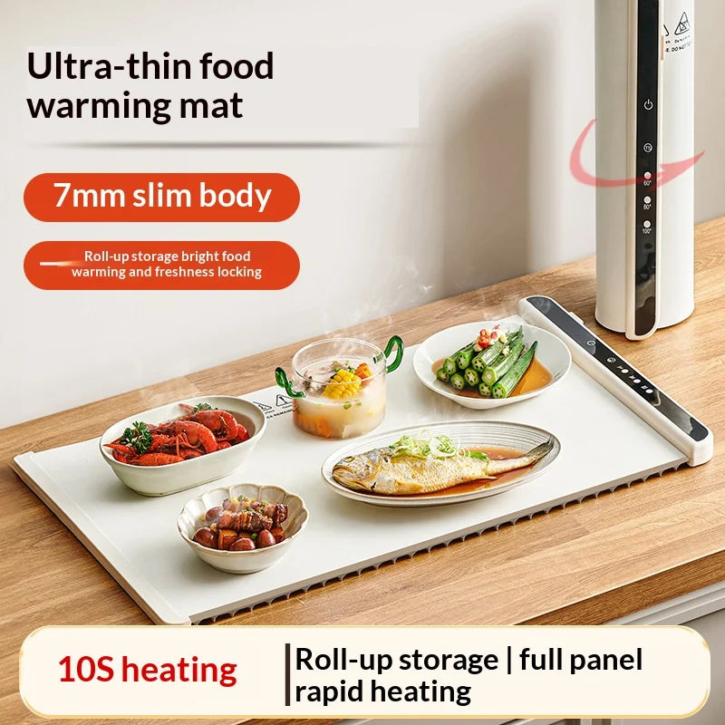Foldable Electric Food Warming Tray, Portable
