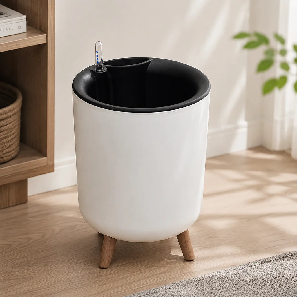 Self‑Watering Raised Planter with Water Level