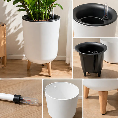 Self‑Watering Raised Planter with Water Level