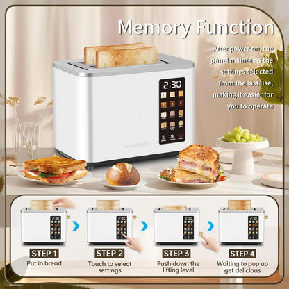 Toaster 2 Slice, Touch Control Screen, Smart