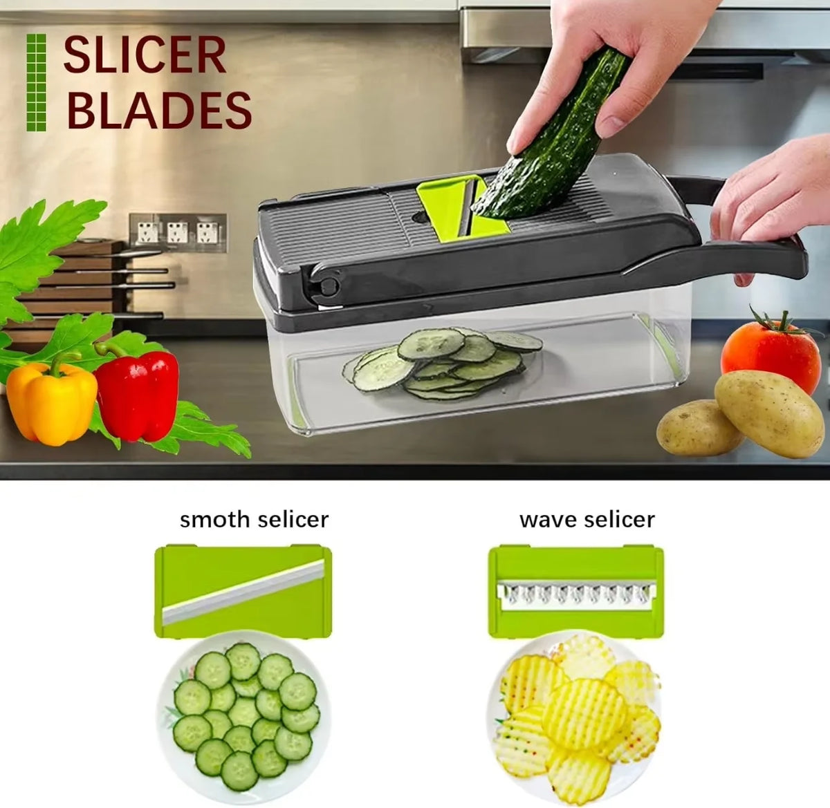 14Set Of Multifunctional Grater, Potato Shredded