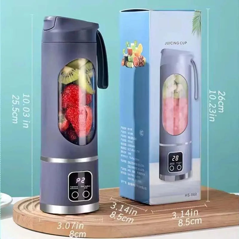 Smart Digital Display Portable Juicer Blender 12