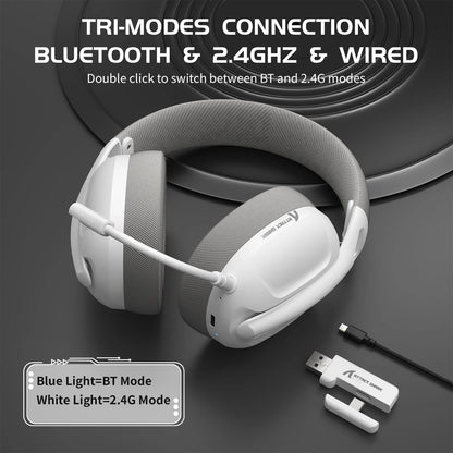 SHARK L80 Ultra-Light Tri-Mode Gaming Headset
