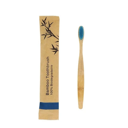 10Pcs Bamboo Toothbrush Eco Friendly Wooden