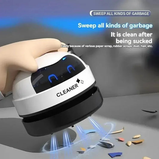 Mini Desktop Vacuum Cleaner USB Rechargeable