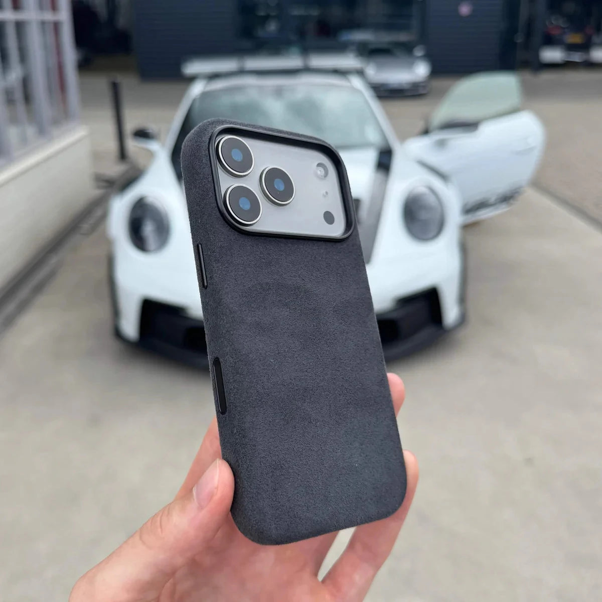 Alcantara Magnetic Case for iPhone 18 17 Pro Max