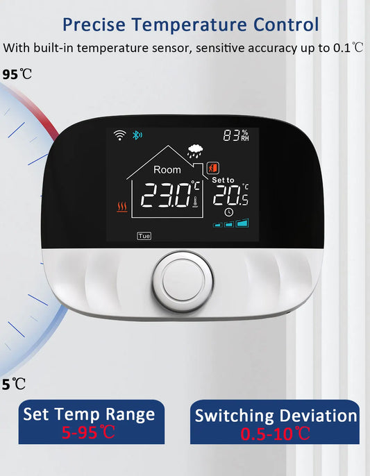 RF Wireless Thermostat Smart WiFi Floor Heating