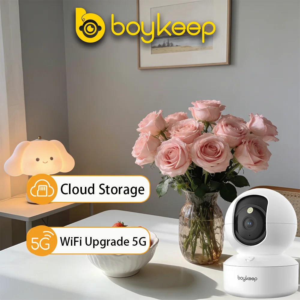 Boykeep 2K Pet Dog Camera with Phone App, 5G