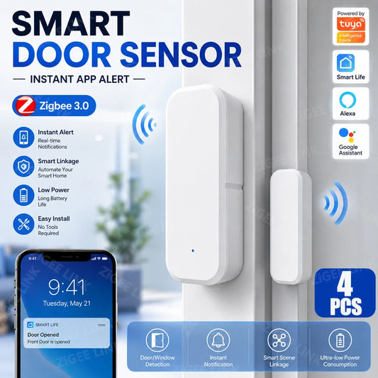 Smart Magnetic Detector Door Window Sensor