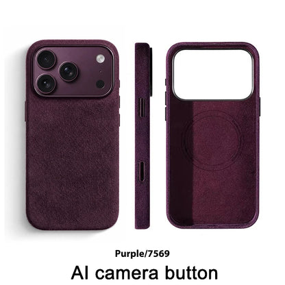 Alcantara Magnetic Case for iPhone 18 17 Pro Max