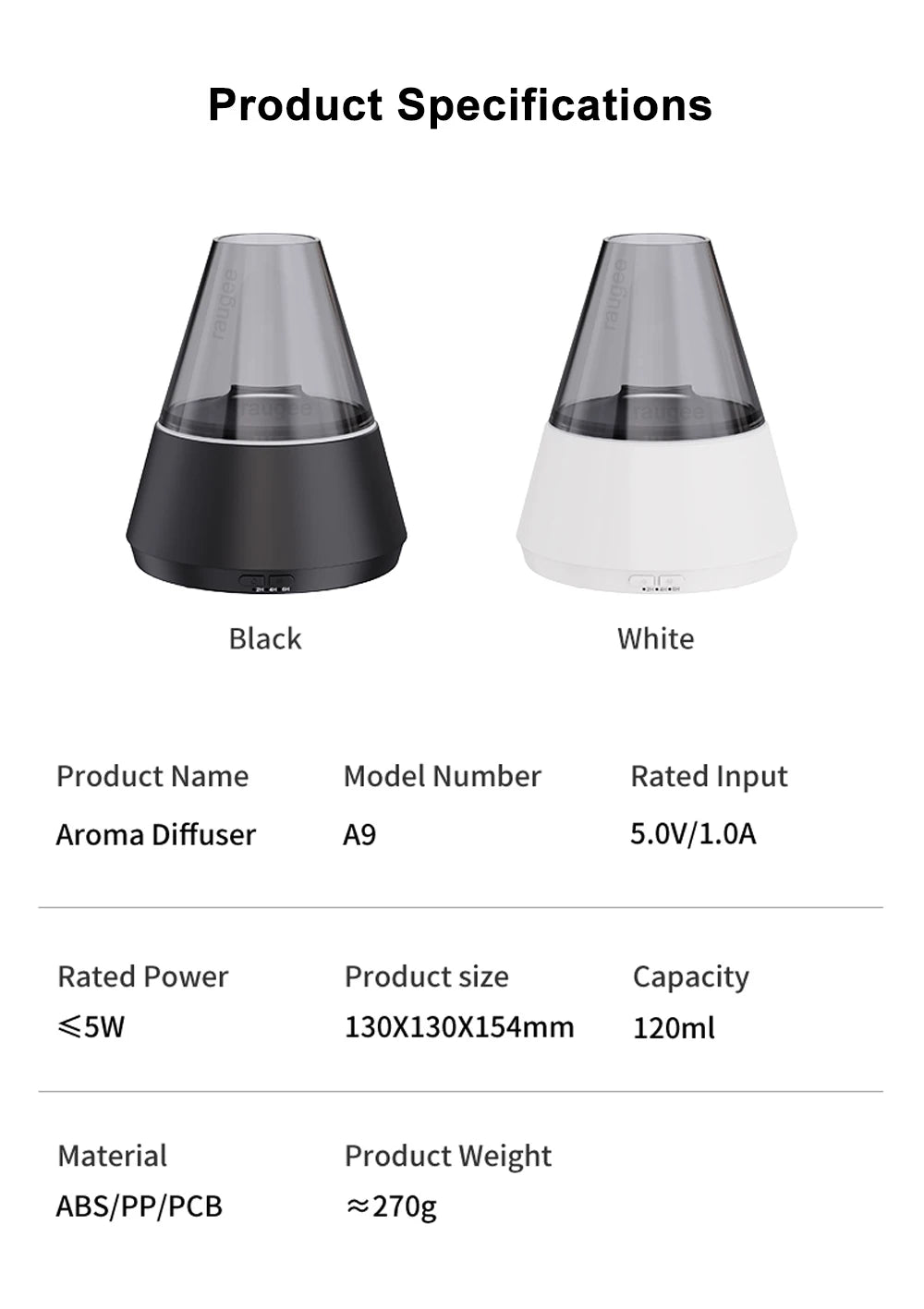 Air Humidifier USB Mini Aroma Essential Oil Diffuser