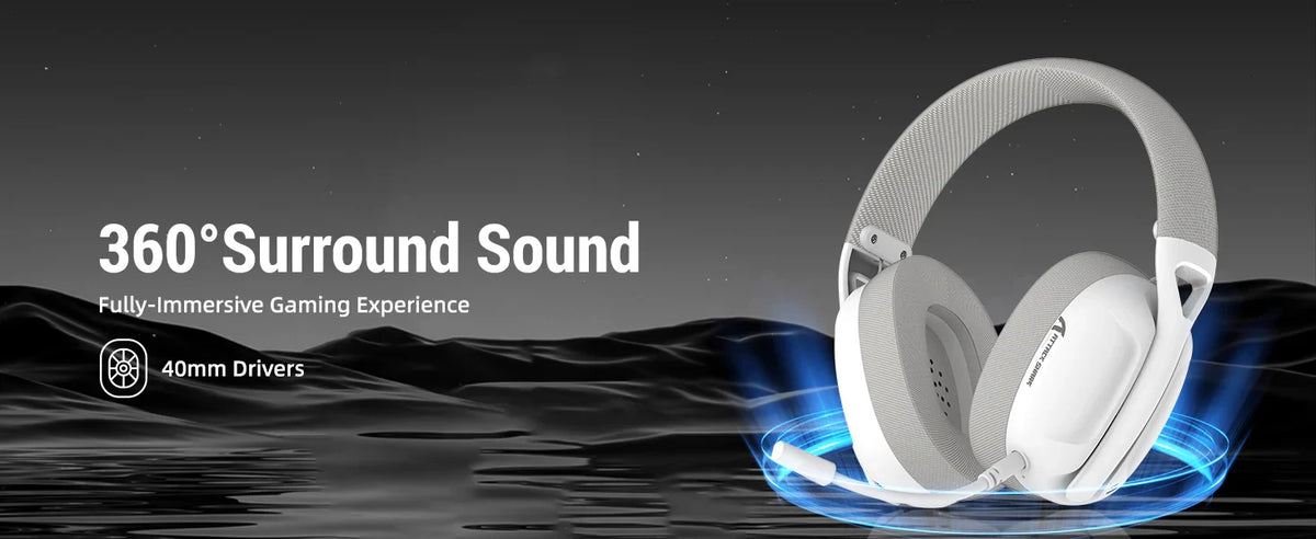 SHARK L80 Ultra-Light Tri-Mode Gaming Headset