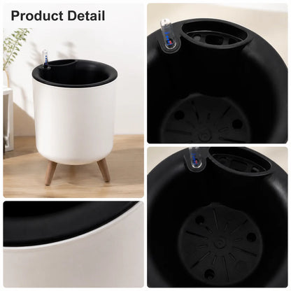 Self‑Watering Raised Planter with Water Level