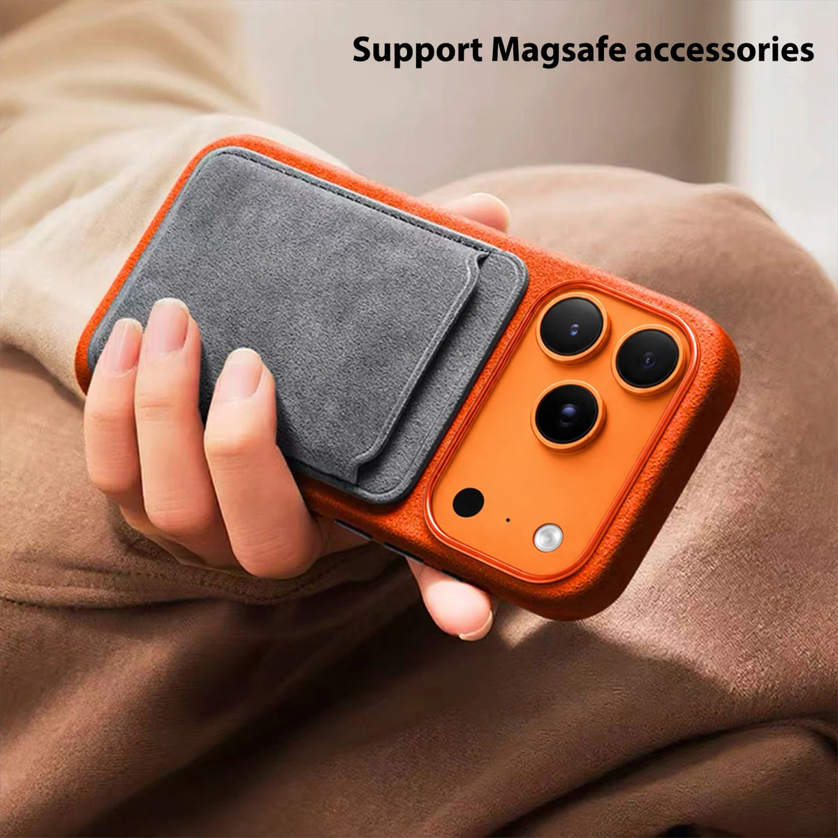 Alcantara Magnetic Case for iPhone 18 17 Pro Max
