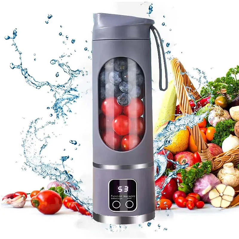 Smart Digital Display Portable Juicer Blender 12