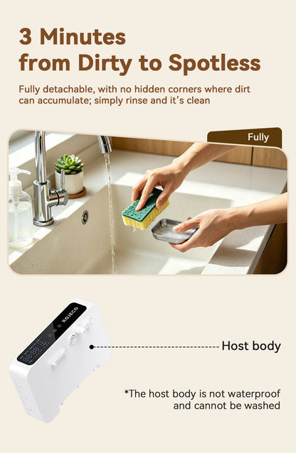 ROJECO Wireless Cat Water Fountain Smart Pet