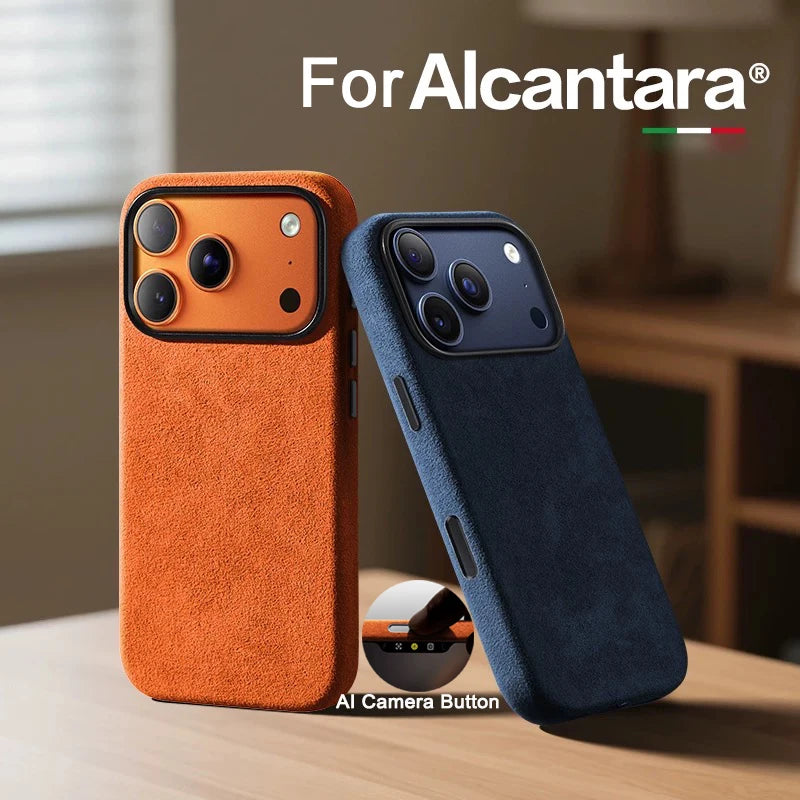 Alcantara Magnetic Case for iPhone 18 17 Pro Max