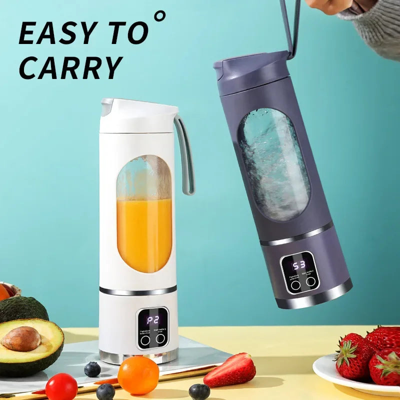 Smart Digital Display Portable Juicer Blender 12